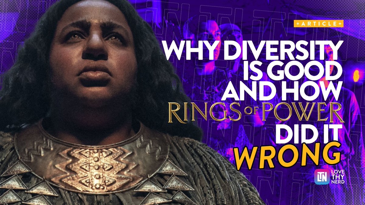 lovethynerd's tweet photo. Diversity in Middle-earth? Absolutely. But in a world as detailed as Tolkien’s, it needs thoughtful worldbuilding too.

Sam J.O. Melton digs into how The Rings of Power handled representation—and where it could’ve gone deeper. 🧙‍♂️

https://t.co/QYQ7xAhk9U https://t.co/lt5gCQmZrs