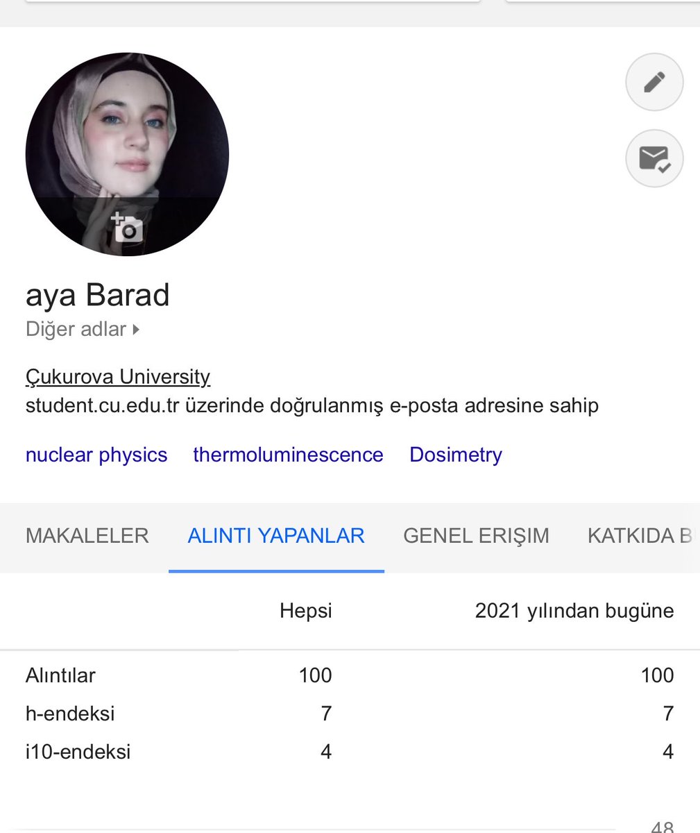 1ayabarad's tweet photo. Atıflarımın 100e ulaşması şerefine 🤙🏻🎉🎉 https://t.co/4bJ9gmBV7W