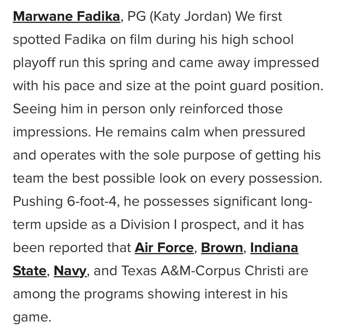 Marwane_Fadika's tweet photo. Thanks @BJenkins247 for the write up. 
@CharlieBJones_ @KatyJordanHoops @themileacademy https://t.co/8bxYTqoooh