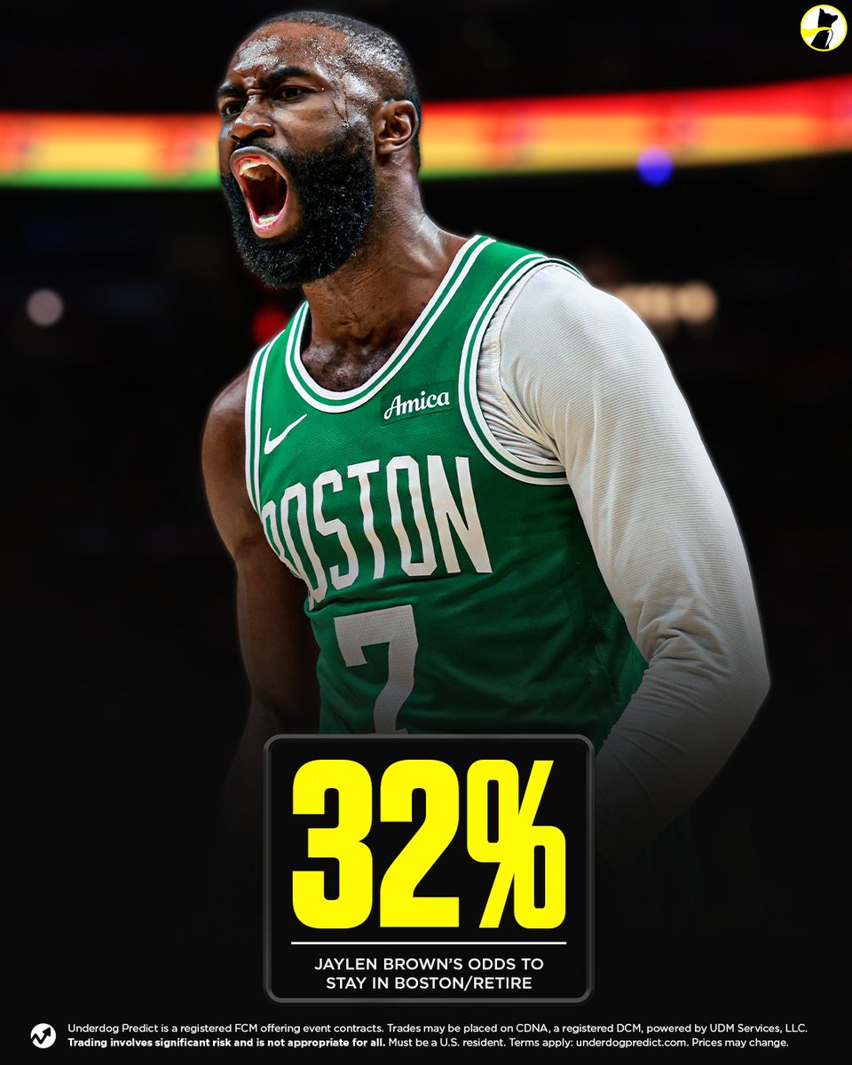Underdog's tweet photo. Instagram comment Jaylen Brown liked yesterday:

"Man as a person who can't stand the Celtics I hope they do right by him by trading him to a city who respects him" https://t.co/1WGBcpy8TW
