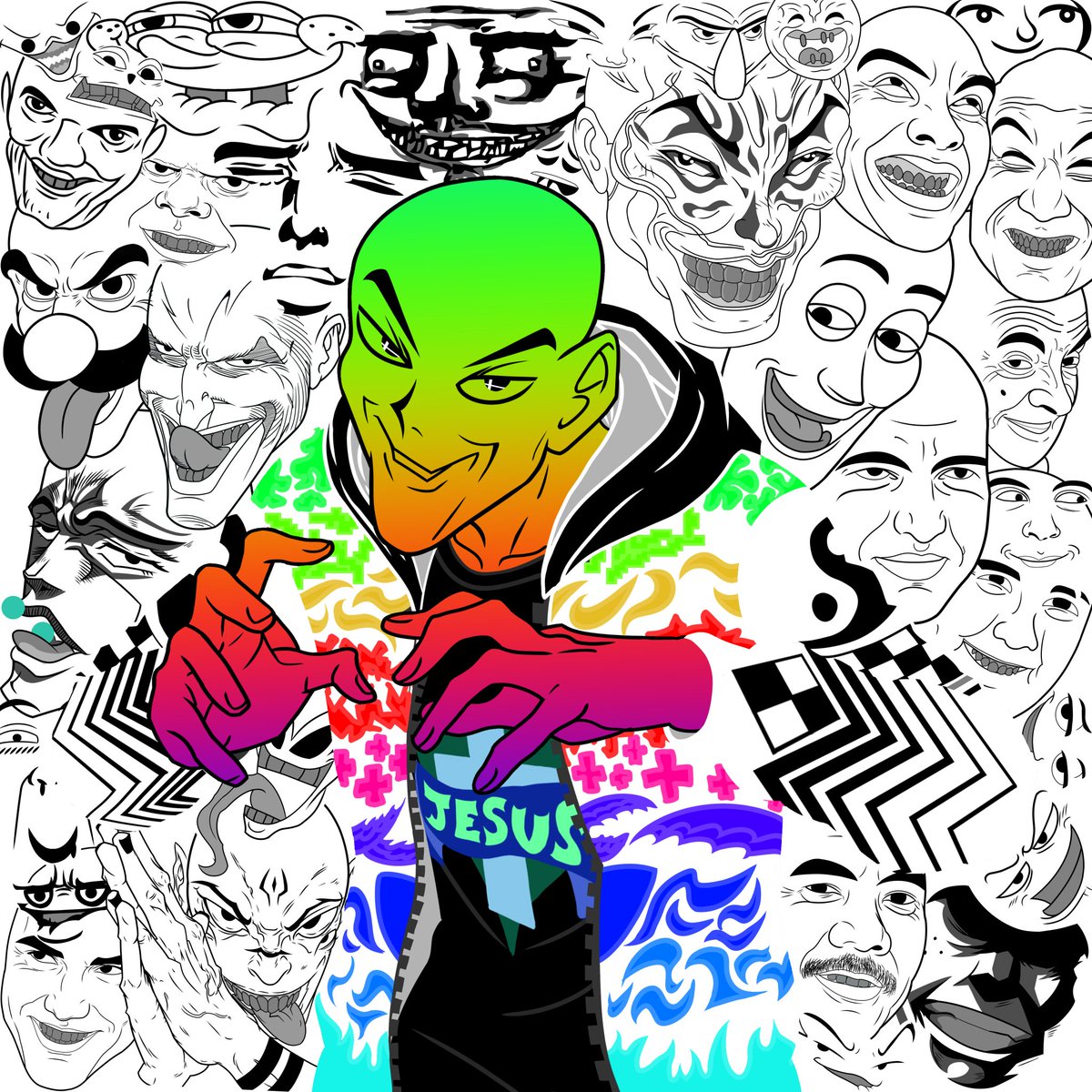 JPM390_'s tweet photo. Más de 3 semanas Dibujando ¿Valió el Esfuerzo? Por su puesto que sí 🗿 

#art #digitalart #RGB #Rainbow #Crazy #memesthatmakeyoucum https://t.co/jD8r53d7Df