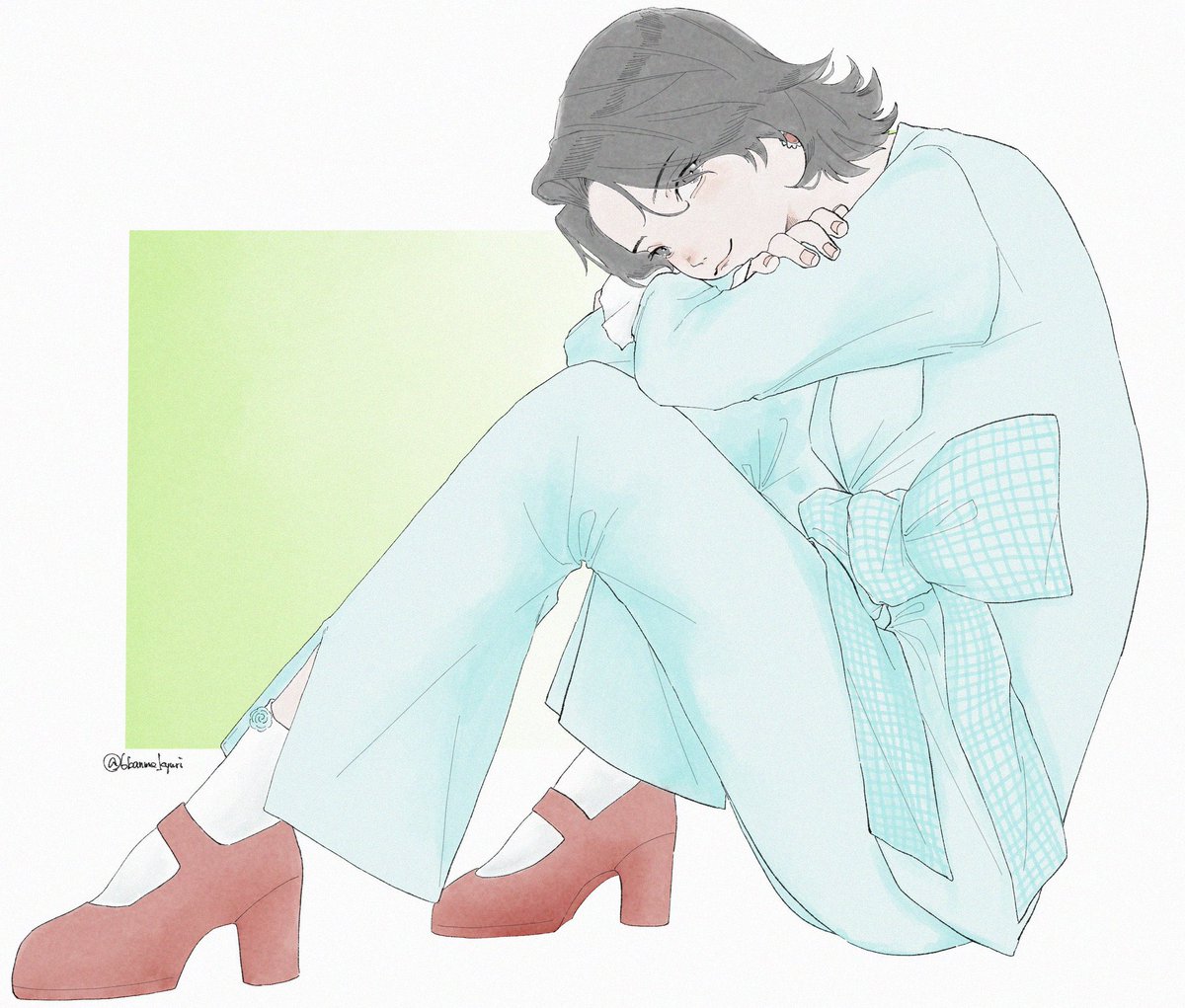 6banme_kyuri's tweet photo. #2026年自分が選ぶ今年上半期の４枚
森さんの顔描いてる時がいっちゃん楽しい
ﾃｶ最近マジで絵描いてなくて恐ろしいね❗️自分が❗️ https://t.co/uhG4Kj4D3r