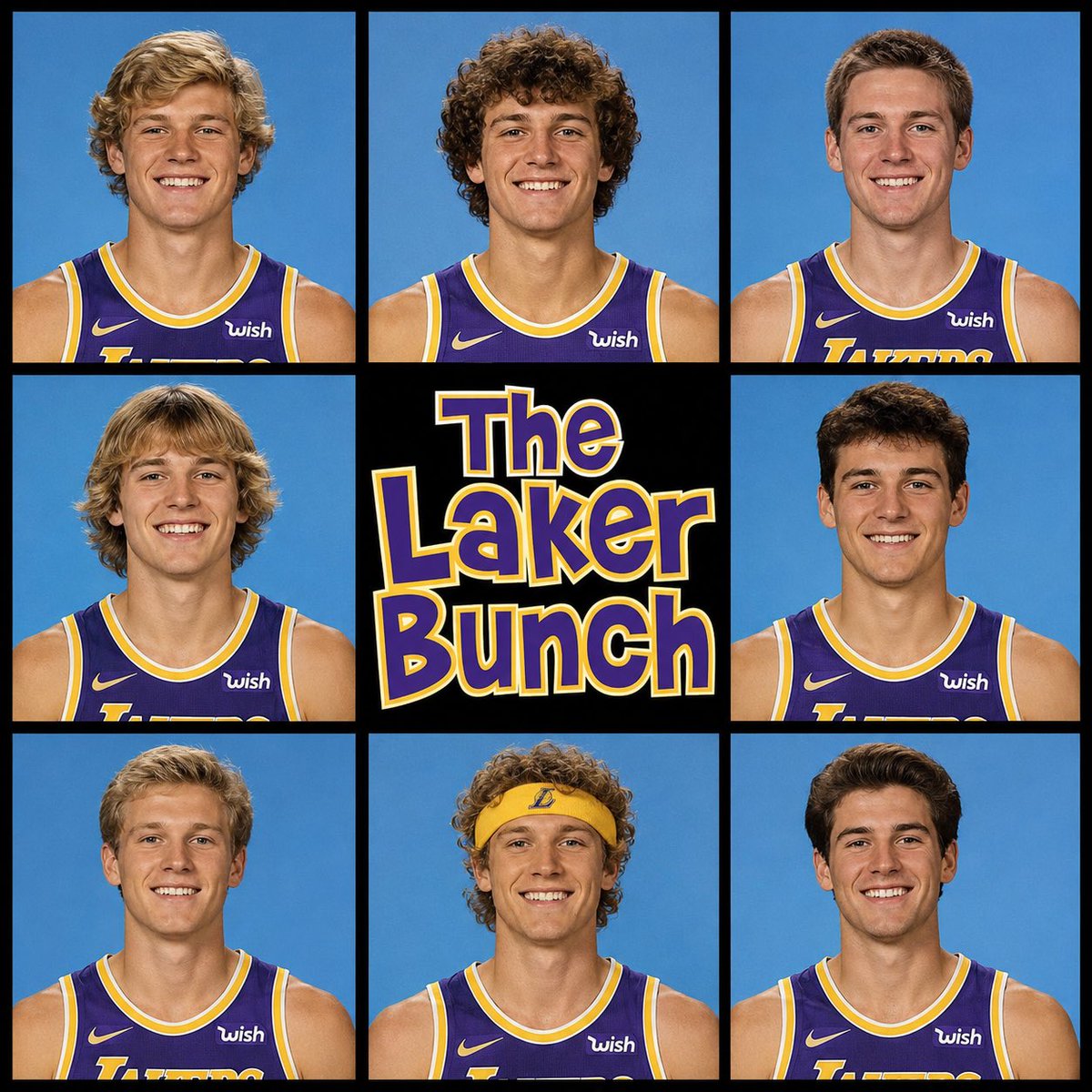 UnknownBurner10's tweet photo. Lakers team next season https://t.co/HlFL0FG0G5
