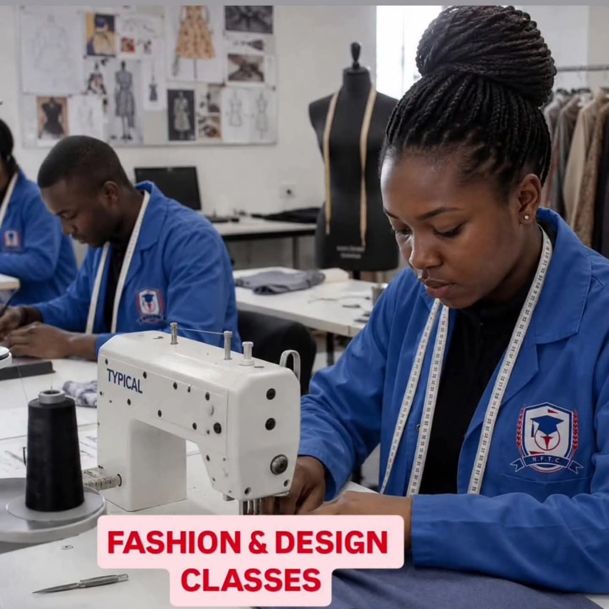 FreLearnCollege's tweet photo. 👗 FASHION &amp; DESIGN 

📌 INTAKE ONGOING 

Step into the world of style, creativity, and innovation with our School of Fashion and Design, where passion becomes profession and talent turns into income.

📞 CALL or WHATSAPP:
0798412068 | 0746213100 https://t.co/ZUiitH0QvM