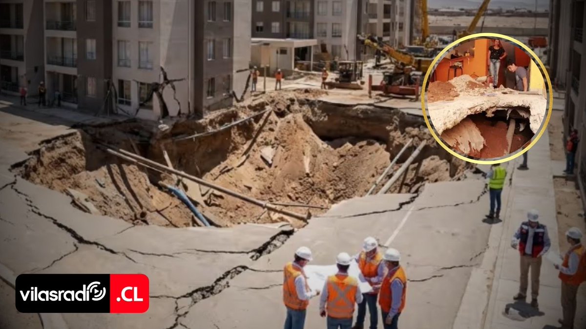 VilasRadio's tweet photo. 🏗️🏠MINISTRO DE VIVIENDA RESPALDA A TRISOTTI Y ADVIERTE UN “TERREMOTO SILENCIOSO” POR SOCAVONES
💻📲Revisa la nota completa en: https://t.co/G0gvMpCpTj
#AltoHospicio #Socavones #IvánPoduje #Minvu #Tarapacá #Iquique #Vivienda #CrisisHabitacional #RenzoTrisotti https://t.co/dyjda3YnwT