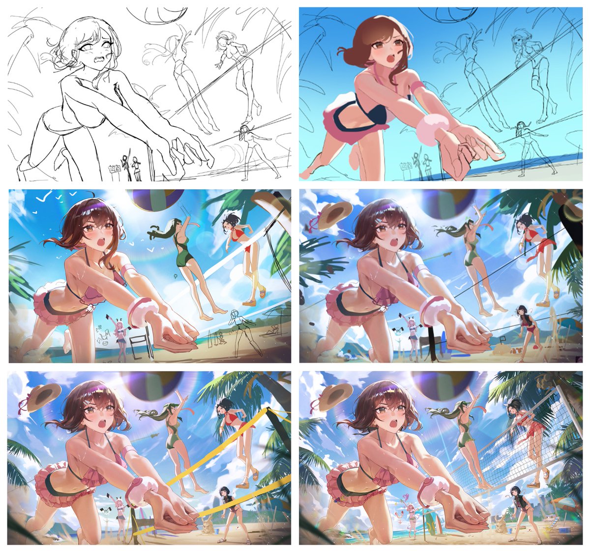 xiisalt_'s tweet photo. drawing process https://t.co/qwM4JyNNmi