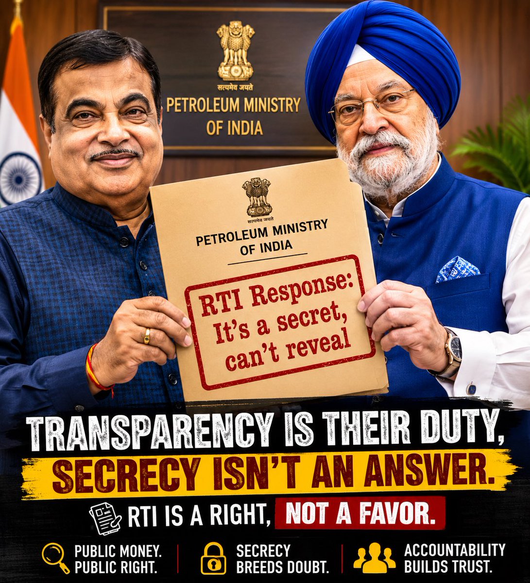 vigilante_monk's tweet photo. “TOP SECRET FILE”
#E20 #EthanolBlending #FuelPolicy #IndianCitizens #GuineaPigs #PolicyExperiment #NitinGadkari #NarendraModi #HardeepSinghPuri #VehicleOwners #ConsumerRights #PublicPolicy #India #TaxPayers #QuestionTheGovernment #CitizensVoice #FuelDebate #AutoSector #Transparency #Accountability #RTI