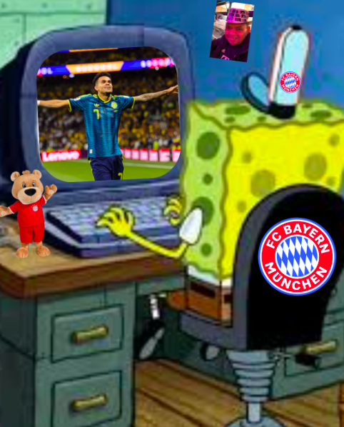 FCBayernES's tweet photo. El Admin viendo todos los partidos de los nuestros en el Mundial 😎 https://t.co/etpVxBv2vL