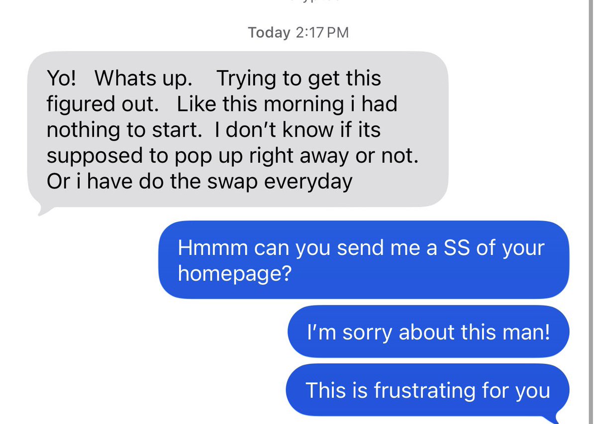 MaxHirsch13's tweet photo. I tell every single new user on Maxed AI to message me directly if they have any issues with the app or have any ideas. It can be at anytime of day- we will fix it. @alexaaronlab and I are obsessed with our customers. https://t.co/SZZPtQh9Ep