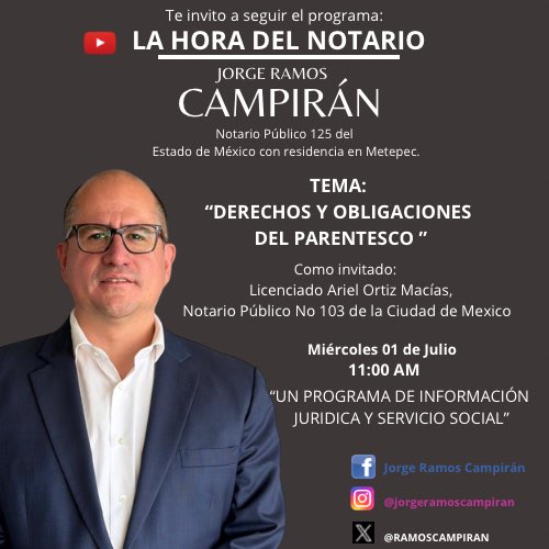 JORGE RAMOS CAMPIRÁN tweet media