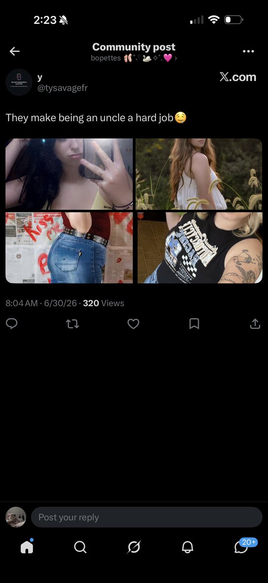76looo's tweet photo. @tysavagefr Hey so I reverse image searched your post and sent it to mama bear with the white hair, you’re more than likely gonna have a fun time in prison https://t.co/zT81PWgAf5