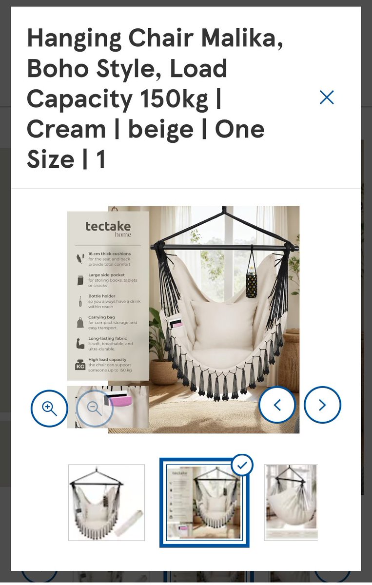 TheLadyNess's tweet photo. This looks better and more comfortable than some sex swings! Tesco, take my money! https://t.co/ErEJ8Bg1FE