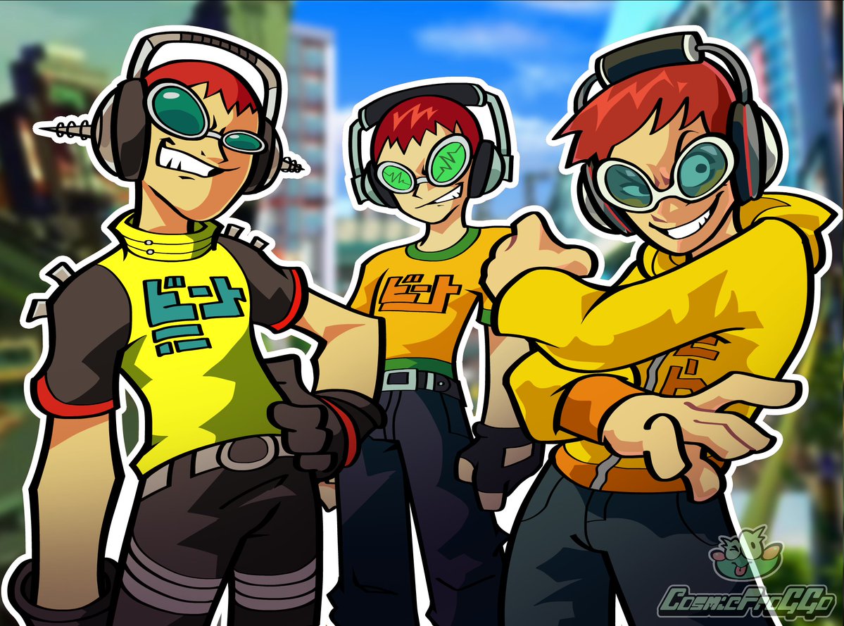 CosmicFroggoNG's tweet photo. HAPPY 26TH BIRTHDAY JET SET RADIO!!!!!

#jetsetradio #jsr #sega https://t.co/g8o55ntYS0