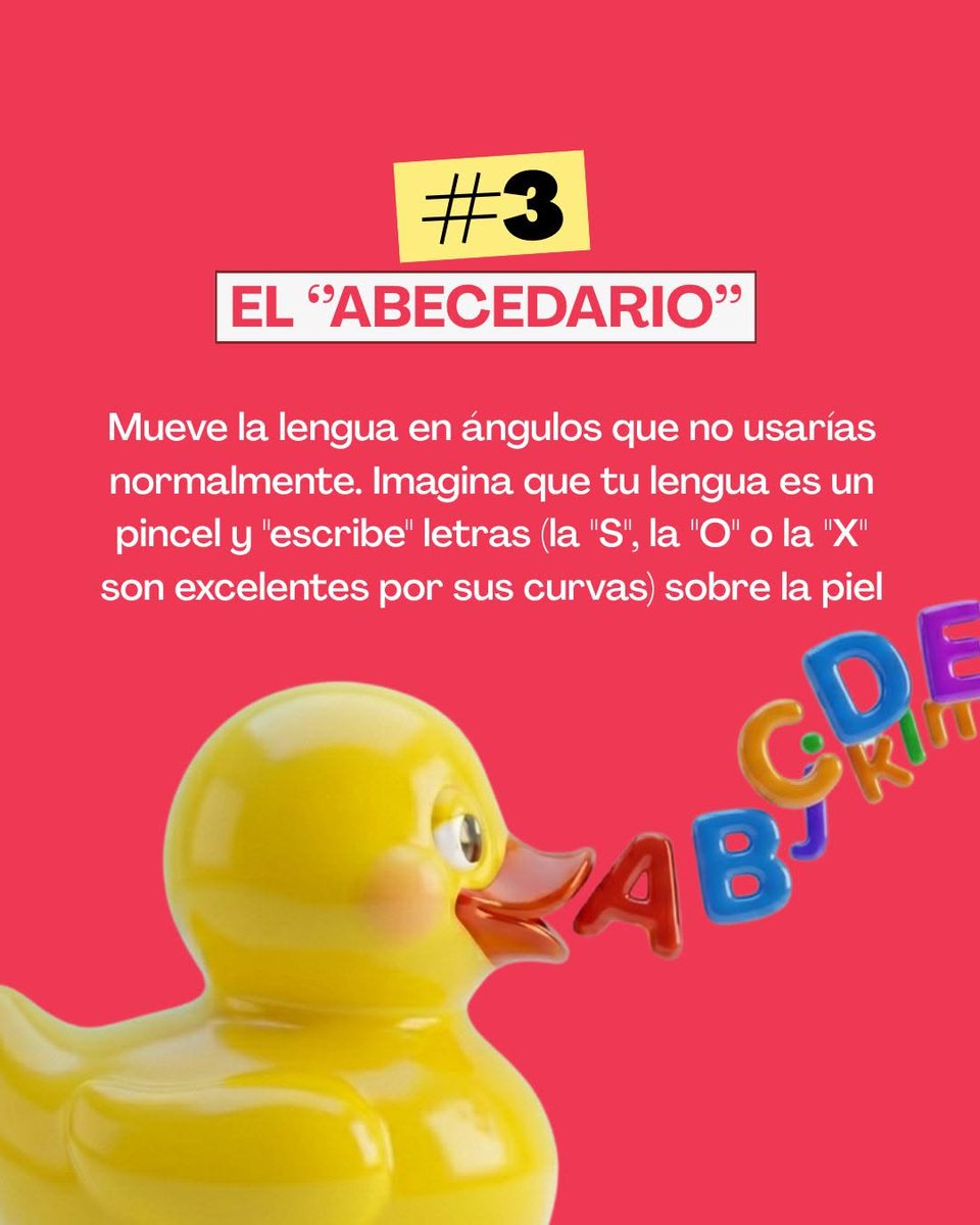 venusgpd's tweet photo. Clase de anatomía y ritmo 101
Hoy dejamos de lado la timidez para hablar de lo que realmente importa: ¡el placer! Estas 4 técnicas son infalibles para conectar más con tu pareja (o contigo mism@)
Tip Pro: La clave del "Abecedario" es la paciencia... ¡no te saltes ninguna letra!😉 https://t.co/WusfUXkwhJ
