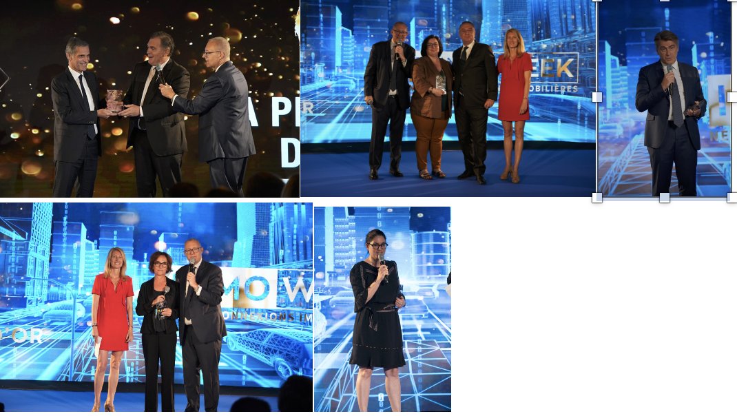 immoweek's tweet photo. Les six premières « Pierres d’Or » 2026 ont été attribuées : nous vous proposons maintenant un point à mi-parcours sur cette 28ème édition du Grand rendez-vous de l’immobilier.#PO2026
>> https://t.co/uM8DwG7yJb https://t.co/vikBQ9pYBj