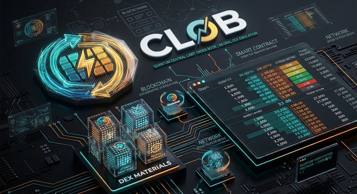 Myclobtoken's tweet photo. Welcome to MyCLOB — Solana’s pure P2P Central Limit Order Book.
Trade any token directly. 
Deep books. 
No slippage.
$CLOB launching soon with real utility.
What tokens do you want to trade first? 
Telegram: https://t.co/ngjesauOwh
#MyCLOB #Solana #CLOB" https://t.co/lqTrR9VZlh