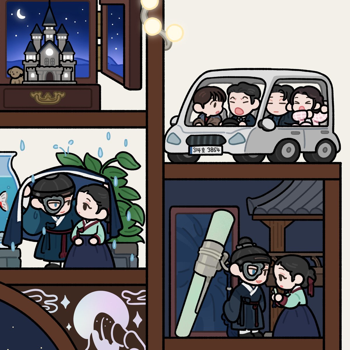 gosali99's tweet photo. 멋세계 포스터 (2/4) 2편 완료🪸 https://t.co/lQpviU4N3m
