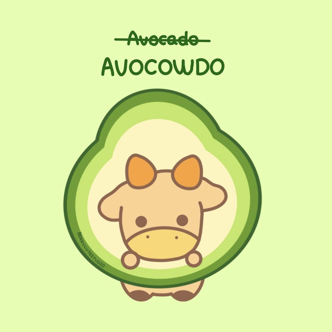 BerryCuteStudio's tweet photo. avoCOWdo https://t.co/5WY2NfGWJP