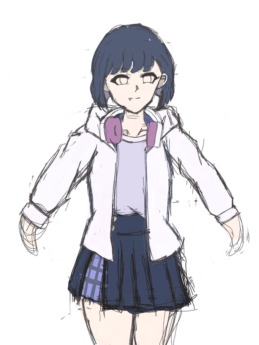dinding_t's tweet photo. Udah lama gak seriusin gambar sih so I kinda got rusty. But this idea came up to me and I really NEED to draw this

So here is my delusion of Kotomisu's daughter https://t.co/owobOnA4vM