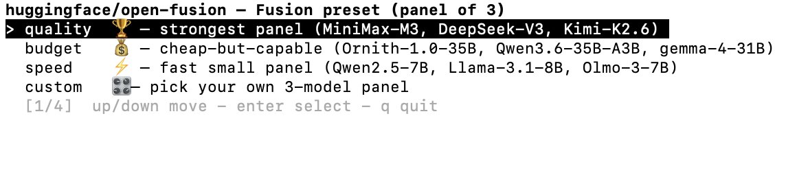 Open-Fusion Integrated into Claude Code via HF-Claude.