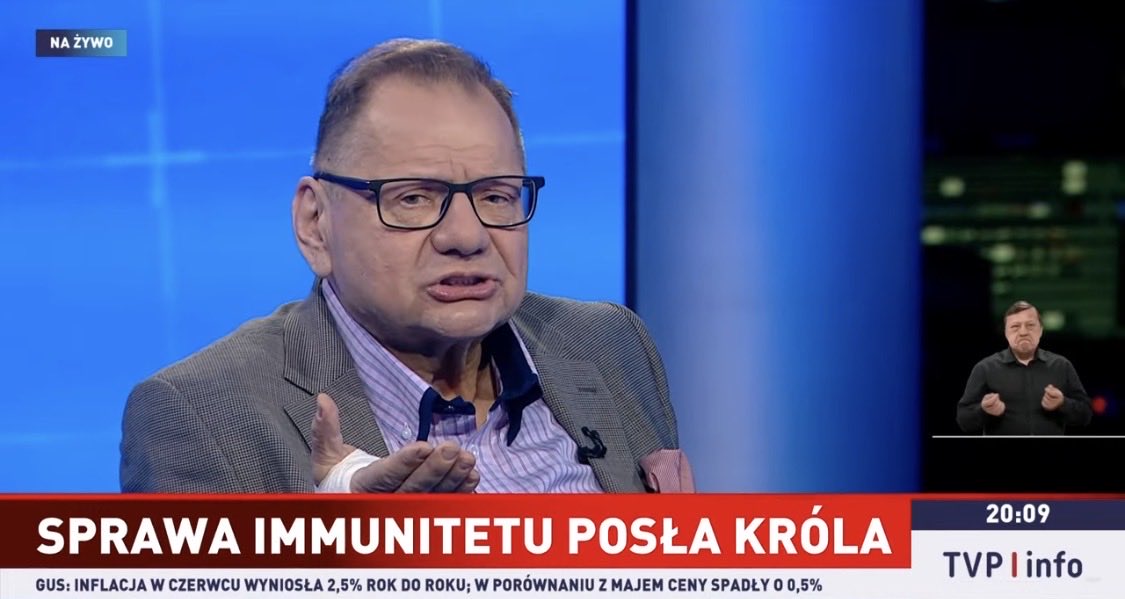 jachcy's tweet photo. Był Dubois pełnomocnik Kacprzyka, jest Kalisz pełnomocnik Króla. Obaj oczywiście niewinni! TVPartyjna robi co może😜 https://t.co/0HvKwszQl4