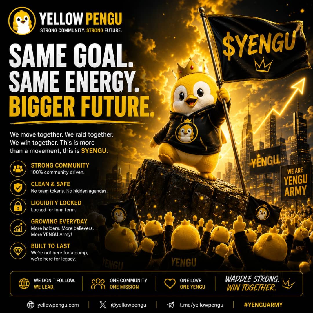AtagaVictory's tweet photo. $yengu

Yellow pengu on Bsc community 🔥🔥🔥🔥🔥🔥🔥 @BnbGodzilla @BNBCHAIN @BNBDuckOfficial @BNBSwap @ObezX_ https://t.co/dlXVrp01tT