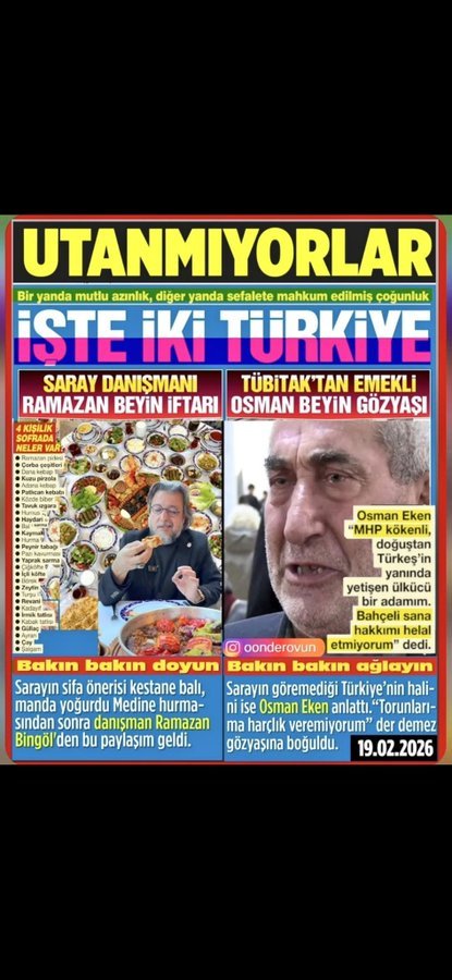 SepilSen's tweet photo. Emekli aç✔️
Emekçi aç✔️
Öğrenci aç✔️
Çocuklar aç✔️
Bebeler aç✔️
Gençler aç✔️

Millet aç❗
Aç❗
Aç❗
Aç❗

Bunları yiyenler
hangi milletin vekilleri❓

@TBMMGenelKurulu
@Akparti
@MHP_Bilgi
@herkesicinCHP
@iyiparti
@SaadetPartisi
@devapartisi
@rprefahpartisi
#DipteyizSondayızAçız https://t.co/2OXoPMFEh2