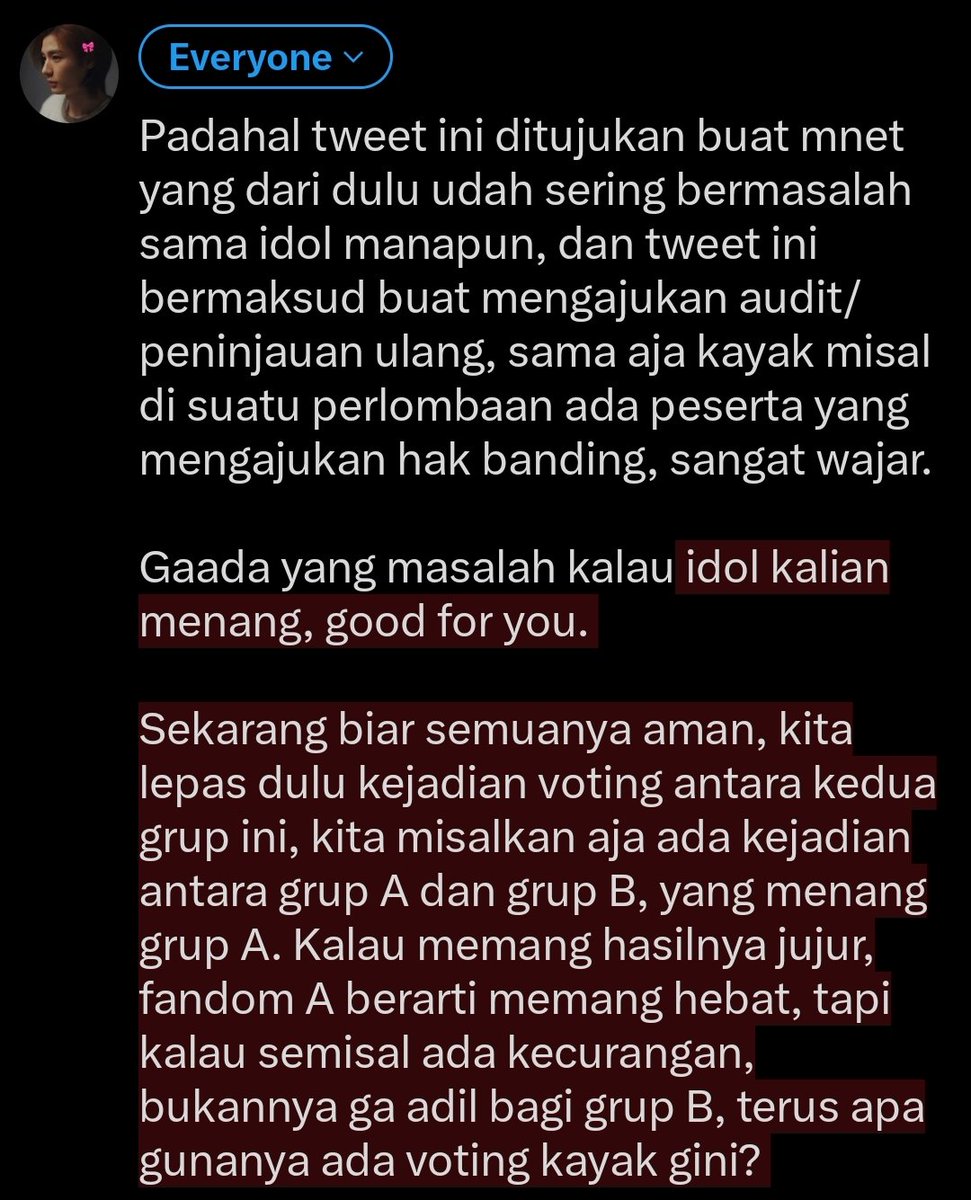 akuariumihan's tweet photo. Gw sudah menulis seharmless mungkin 🙏🏻 intinya mau ngasi warning aja kalau mnet adalah musuh semua bangsa https://t.co/GdPTcDgEKO