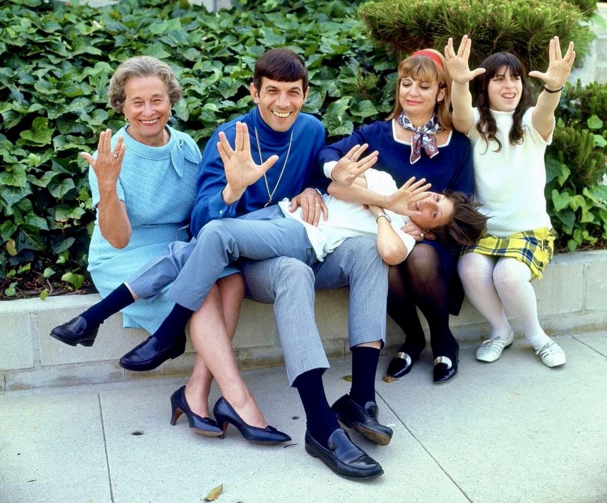 adam_nimoy's tweet photo. It was a family affair! 🖖
#TrekTuesday https://t.co/ia1mjpM7B7