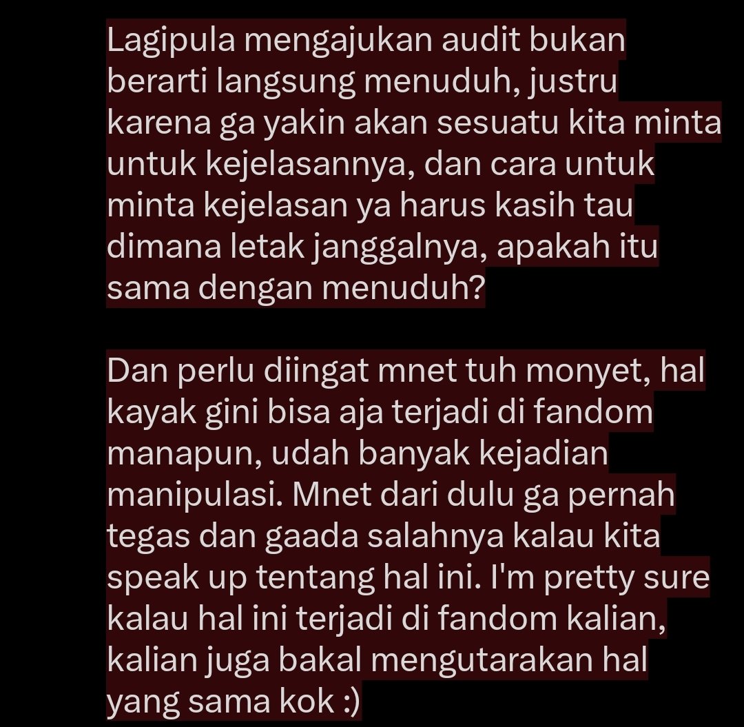 akuariumihan's tweet photo. Gw sudah menulis seharmless mungkin 🙏🏻 intinya mau ngasi warning aja kalau mnet adalah musuh semua bangsa https://t.co/GdPTcDgEKO