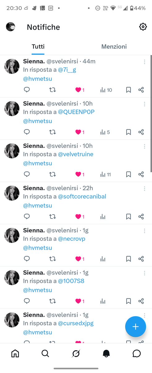 hvmetsu's tweet photo. Riassunto delle mie notifiche X: https://t.co/jCt6P7KqQn