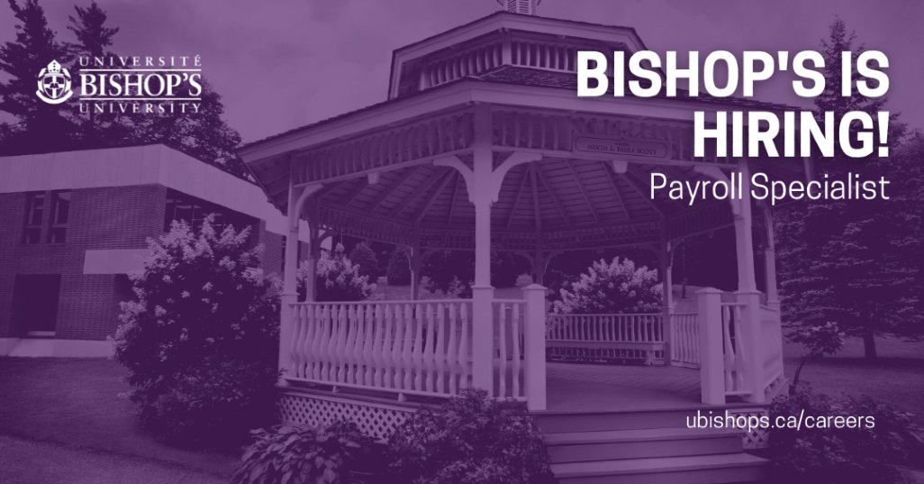 UBishops's tweet photo. #UBishops is seeking a Payroll Specialist for a temporary full-time position.

See more positions and find out how to apply: https://t.co/1pOHn64DXD https://t.co/aqyWqZ5HQT