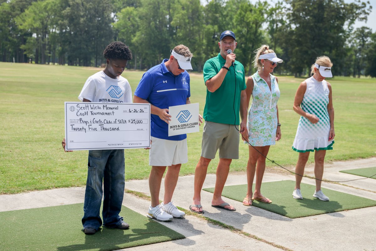 BGClubSeva's tweet photo. We are so grateful to the Scott Wicke Foundation and everyone involved in their golf tournament for their inspiring generosity and support of our Club members. This donation helps us continue to create opportunities, build strong futures, and serve local youth in meaningful ways. https://t.co/6bJSZkhsP4