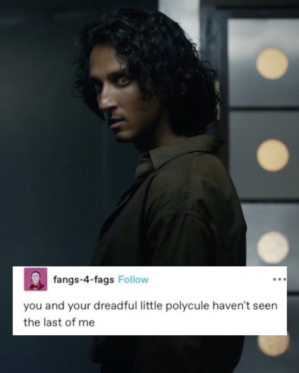 knivesnhoney's tweet photo. i’m calling diabolicule the “dreadful little polycule” from now on 😭😭 https://t.co/Af1y7ZHbhQ
