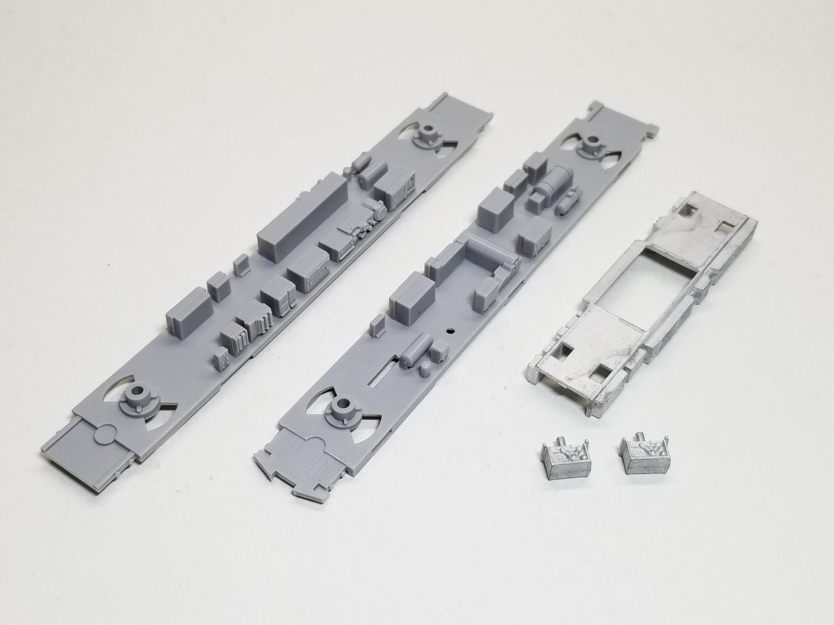 KLLab5's tweet photo. JNMA発売品-4
415系 床下セット
床下が113系流用を415系化するパーツです。
製品の床下と交換するだけで415系らしさが一気に高められる床下セットです。
#415系 https://t.co/JHdcQLVNWg