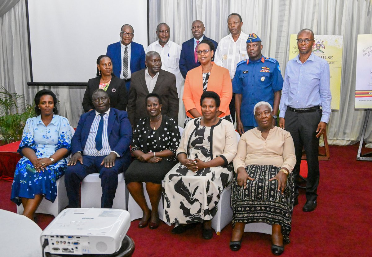 StateHouseUg's tweet photo. State House Comptroller @JaneBarekye stated that the documents will strengthen institutional performance and urged staff to transform their commitments into measurable outcomes through effective implementation.

The Head of Human Resource Management at State House, Mr. Benon Twinobusingye, described the launch as a significant milestone in the institution’s development, highlighting that the documents provide a clear roadmap for achieving State House’s strategic objectives while enhancing support for the Presidency.