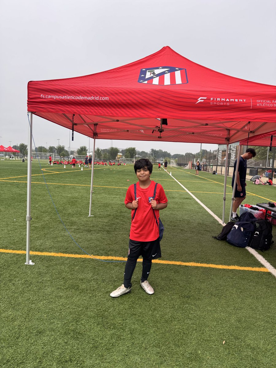 Bazel_2034's tweet photo. Training with Atlético Madrid today was more than football. Learned discipline, teamwork, respect, and real values of the game. Grateful for the experience. ⚽️🔥

#Atleti #AtléticoMadrid #Football #Teamwork #Respect #DreamBig https://t.co/1MU33e14WW