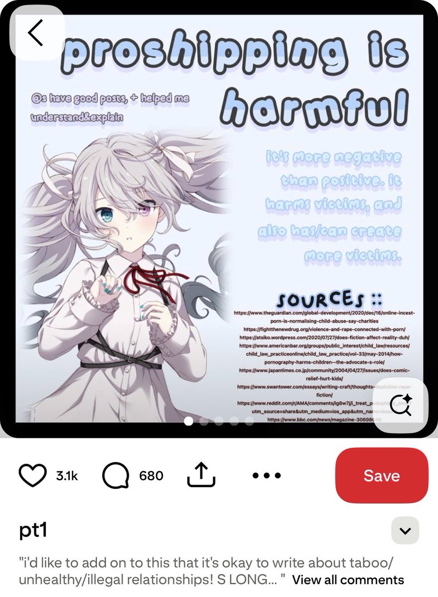 saocide's tweet photo. this post pisses me off. it tries to be objective but just restates the same dogshit arguments antis have been making for years in a cute font so ppl think it's a debate ender https://t.co/60cZCR4a0I