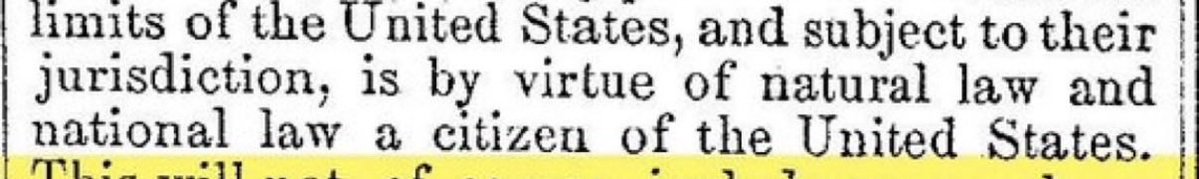 SSmithgary's tweet photo. @BoLoudon “And subject to their jurisdiction” is the part they overlooked. How can they be subject to jurisdiction if they immediatelygo back to China? If anything, this should end birthright citizenship for people coming for birthright tourism!! https://t.co/WkhHeG0VN4