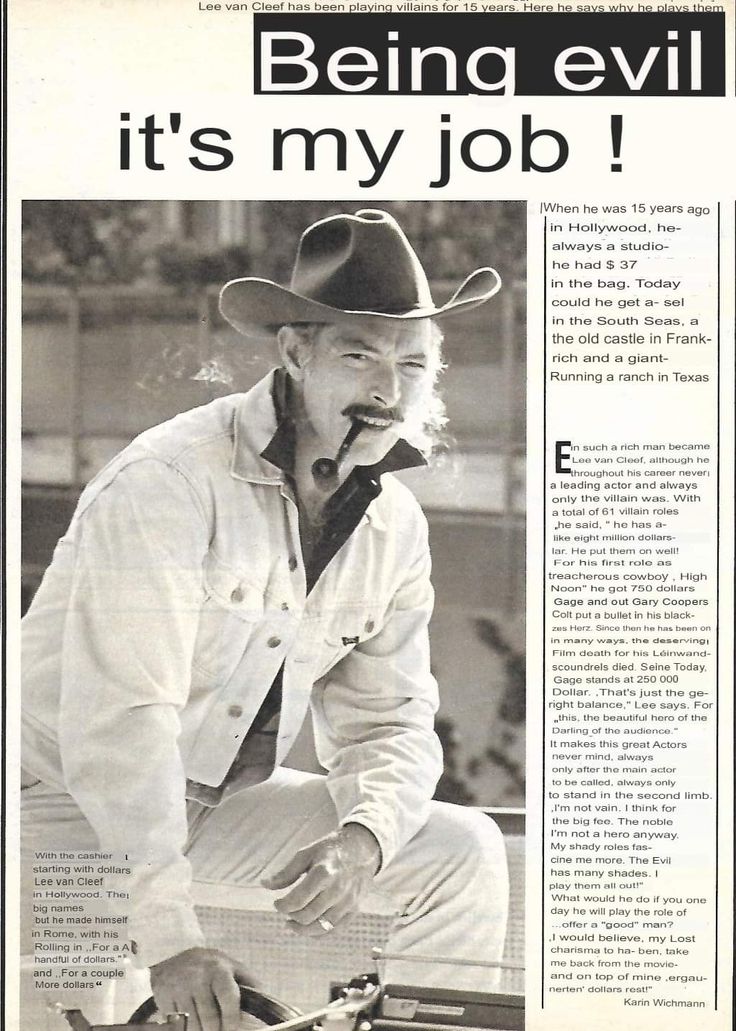 angelessinfin's tweet photo. #STRIKER #HELLUVABOSS 

I love ya Lee van Cleef https://t.co/ny4xgMvXxS