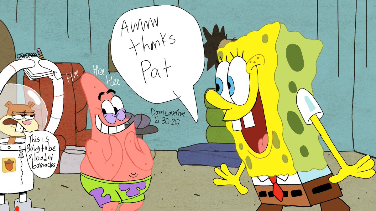 DanielLave25280's tweet photo. So.....
Today I just heard Nickelodeon is going something special for the Yellow sponge himself on July 14th
So I chose to make a comic about it
#SpongeBobSquarepants #Cartoon #Nickelodeon #Nicktoons #nostalgia #comic #SpongebobFanart #SandyCheeks #PatrickStar @PlushblueepReal https://t.co/rKOtT4gaN9