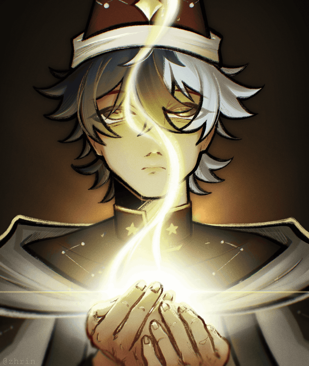 _zhrin's tweet photo. the 'North Star' gift for @tofuucatt 

#witchhatatelier #WHA_OC #Δ帽子 https://t.co/RW5m2PLjV7