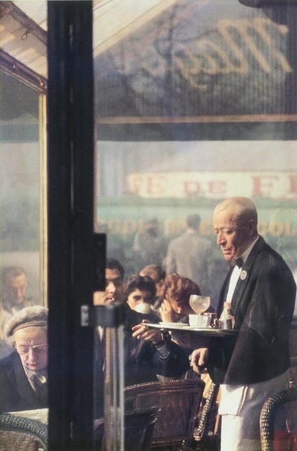 LKpaddy's tweet photo. Woman reading in Deux Magots, Paris, 1969 • Saul Leiter • https://t.co/QHAvdp8zVw