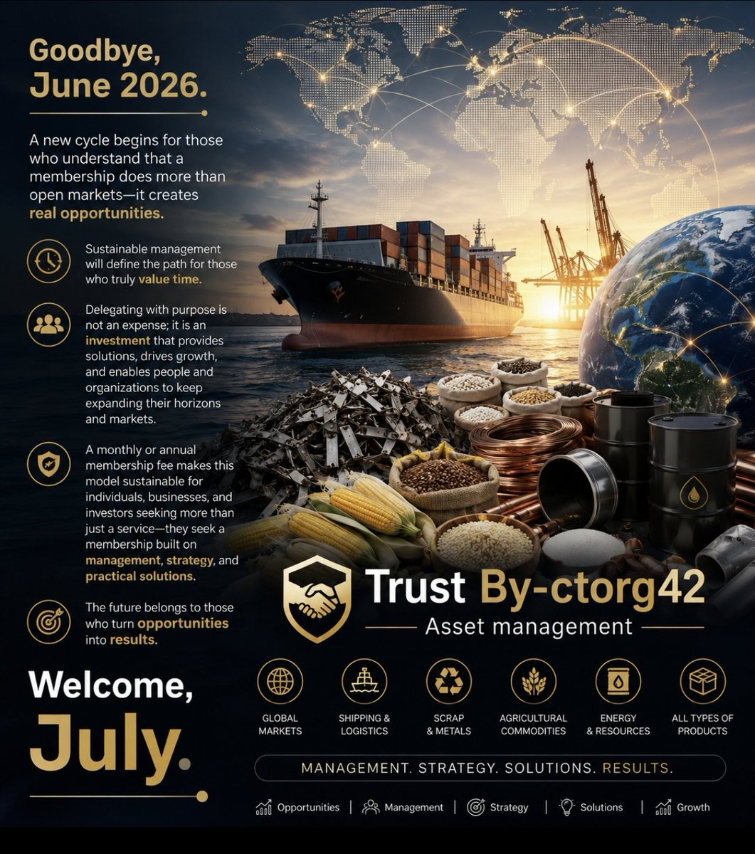 zonavipcommodi1's tweet photo. This way they avoid wasting their time and money.
I've been managing solutions for many years, and now I want to take it global. My membership prevents manipulation and lies, and fosters sustainability
@zonavipcommodi1 https://t.co/mHWMeFwuqe