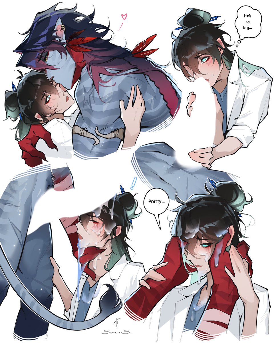 Saminsecretlol's tweet photo. #RenHeng exploring the Avatar AU more with scientist Dan Heng and Na’vi Blade! 

Uncensored in bio! https://t.co/3uEm7hyxEJ