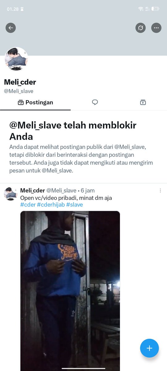 DANZzz162's tweet photo. udah di TF malah di blok https://t.co/ck462LIuqr