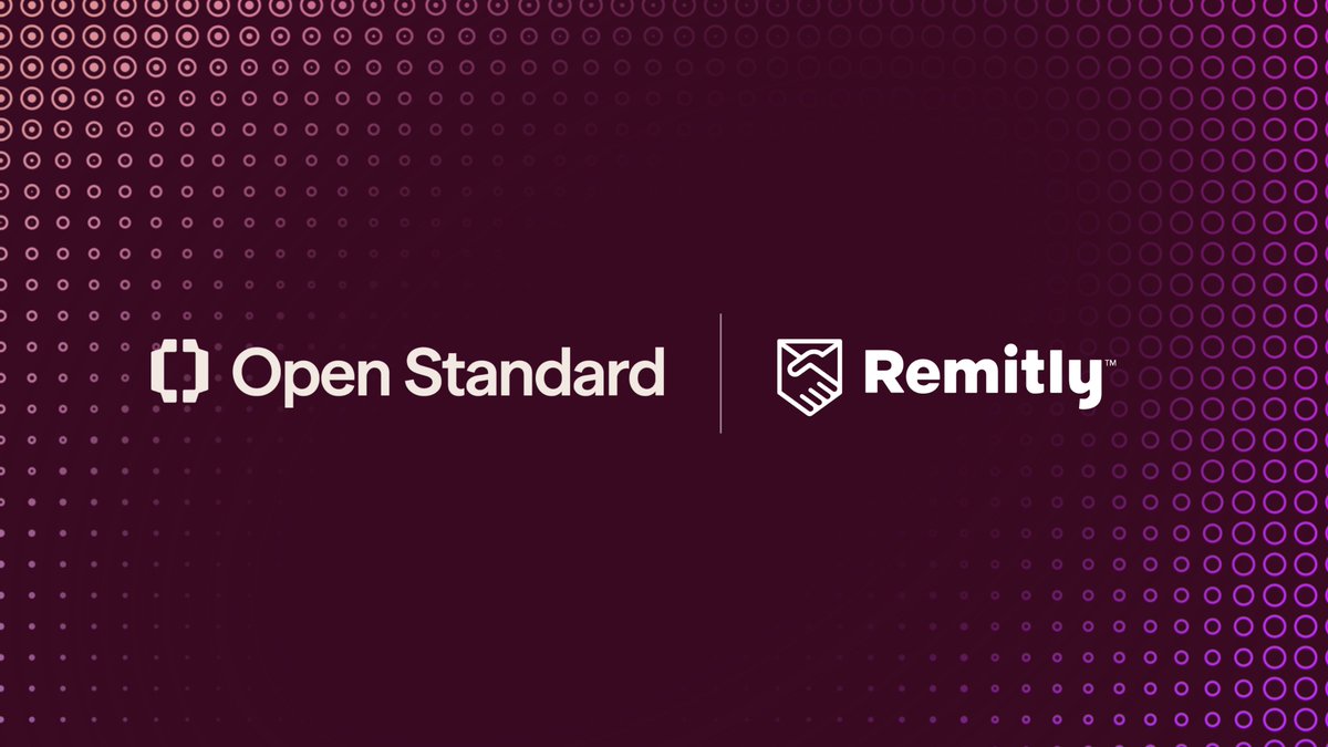 remitly's tweet photo. Remitly is proud to be a launch partner for Open USD, a new stablecoin built for global money movement, alongside 140+ banks, networks, and fintechs.

Open infrastructure that moves value at scale is how cross-border payments get better for the people sending home.

More on Open USD: https://t.co/u6sEo1Wu5U

@openstandard