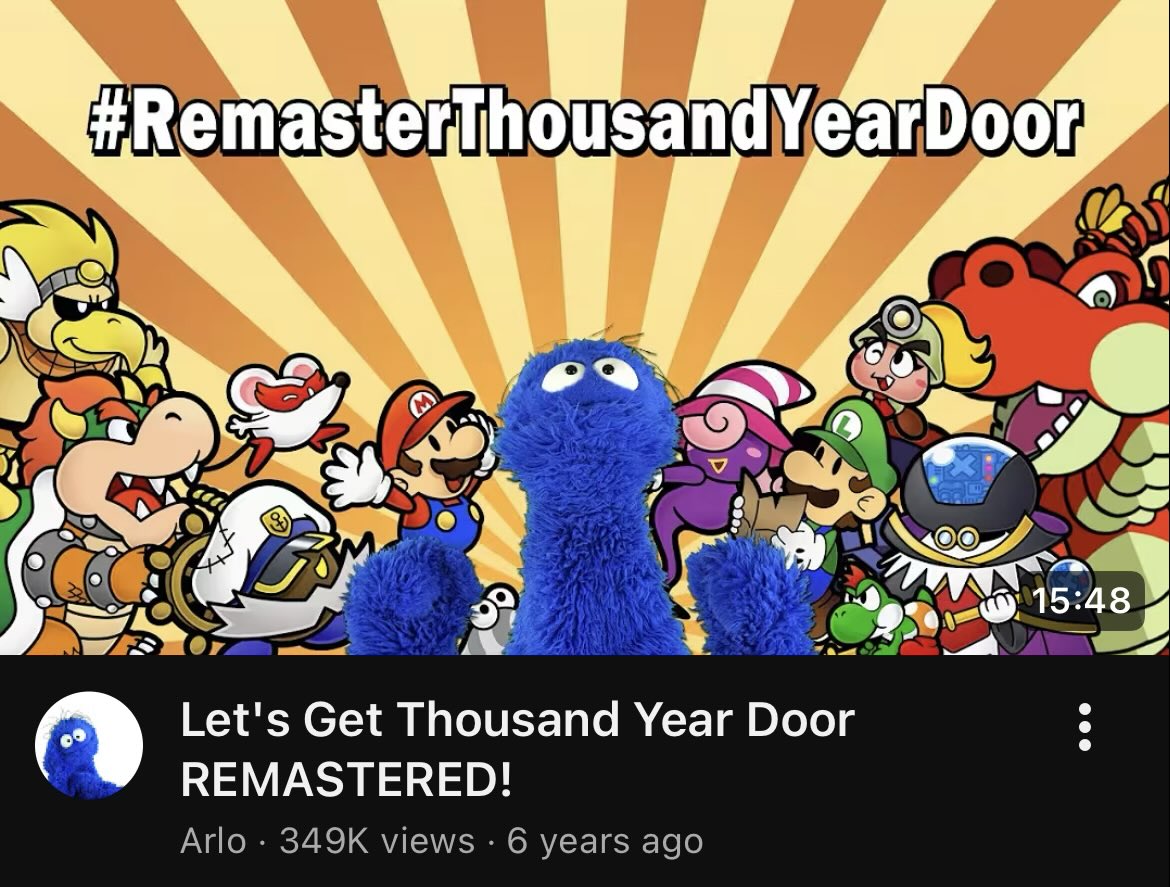 LunaticJTV's tweet photo. It’s been two years since we got the TTYD Remake. How about we bring this same energy for Super Paper Mario?
#RemasterSuperPaperMario https://t.co/3LlWsxDtLW
