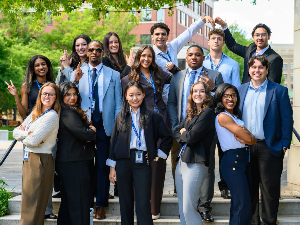 SHRM's tweet photo. Meet the future of talent.  

15 interns. One summer. Big impact. 

Welcome to our newest class 🎉 

Uncover more insights from our latest Talent Trends report: https://t.co/YKzQKnJiWK https://t.co/mjN4fLVbaO