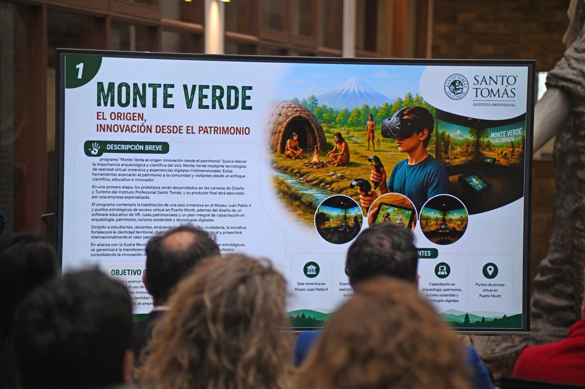 GoreLosLagos's tweet photo. 🌿 Participamos en lanzamiento de la conmemoración de los 50 años de #MonteVerde. @GoreLosLagos y @ale_santanat reafirman su compromiso con este patrimonio, impulsando inversiones en infraestructura y + de $250 millones para fortalecer desarrollo turístico, cultural e histórico. https://t.co/JtuOYKthVx